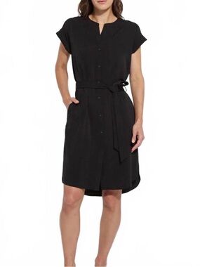 Lysse Blakely Shirt Dress Black Women’s M